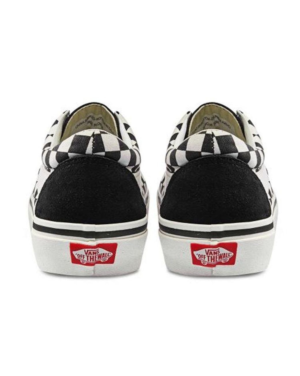 Vans White Bold Ni Checkerboard Marshmallow' for men