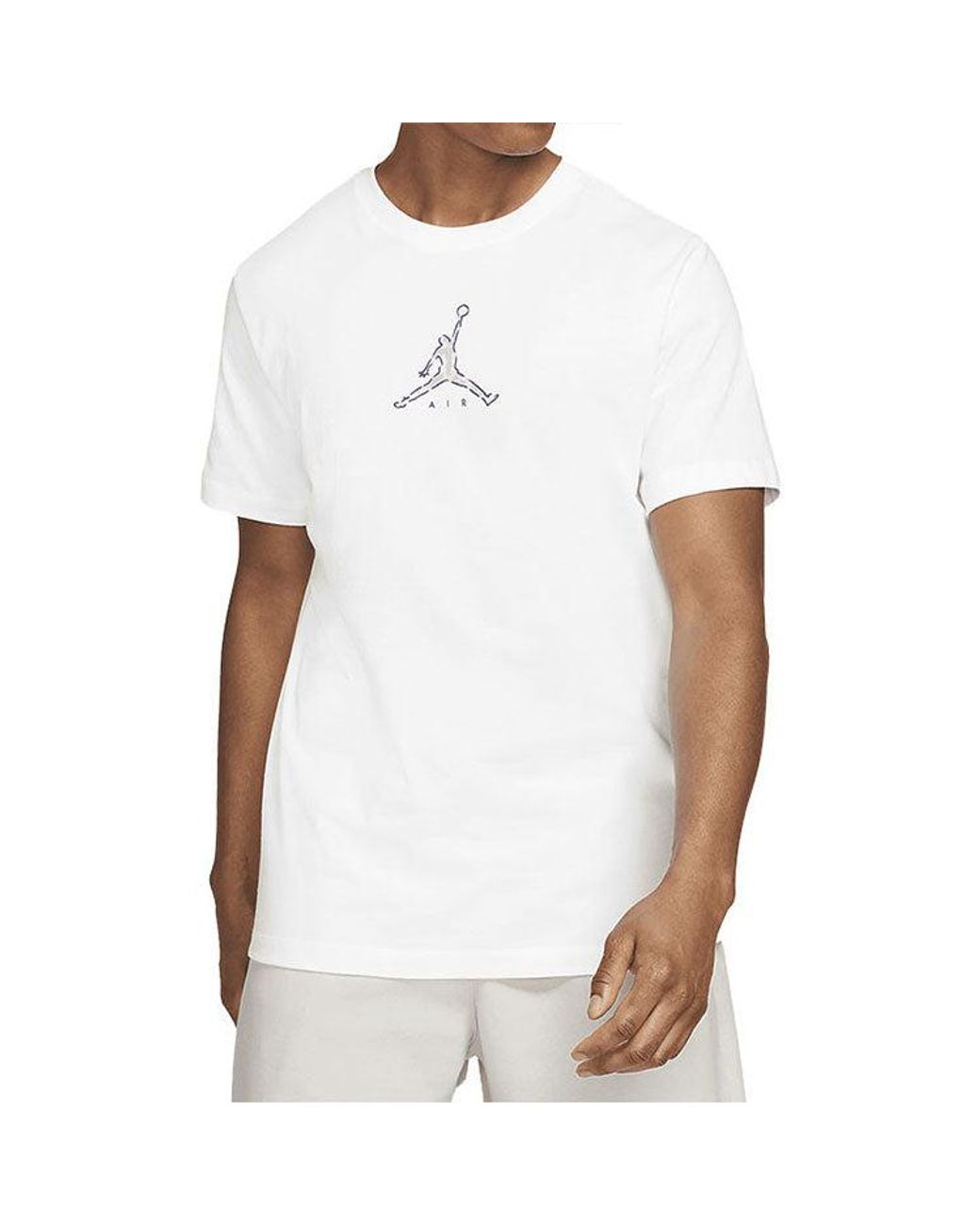 Nike White As J Brand 23 Swoosh Ss Crew for men