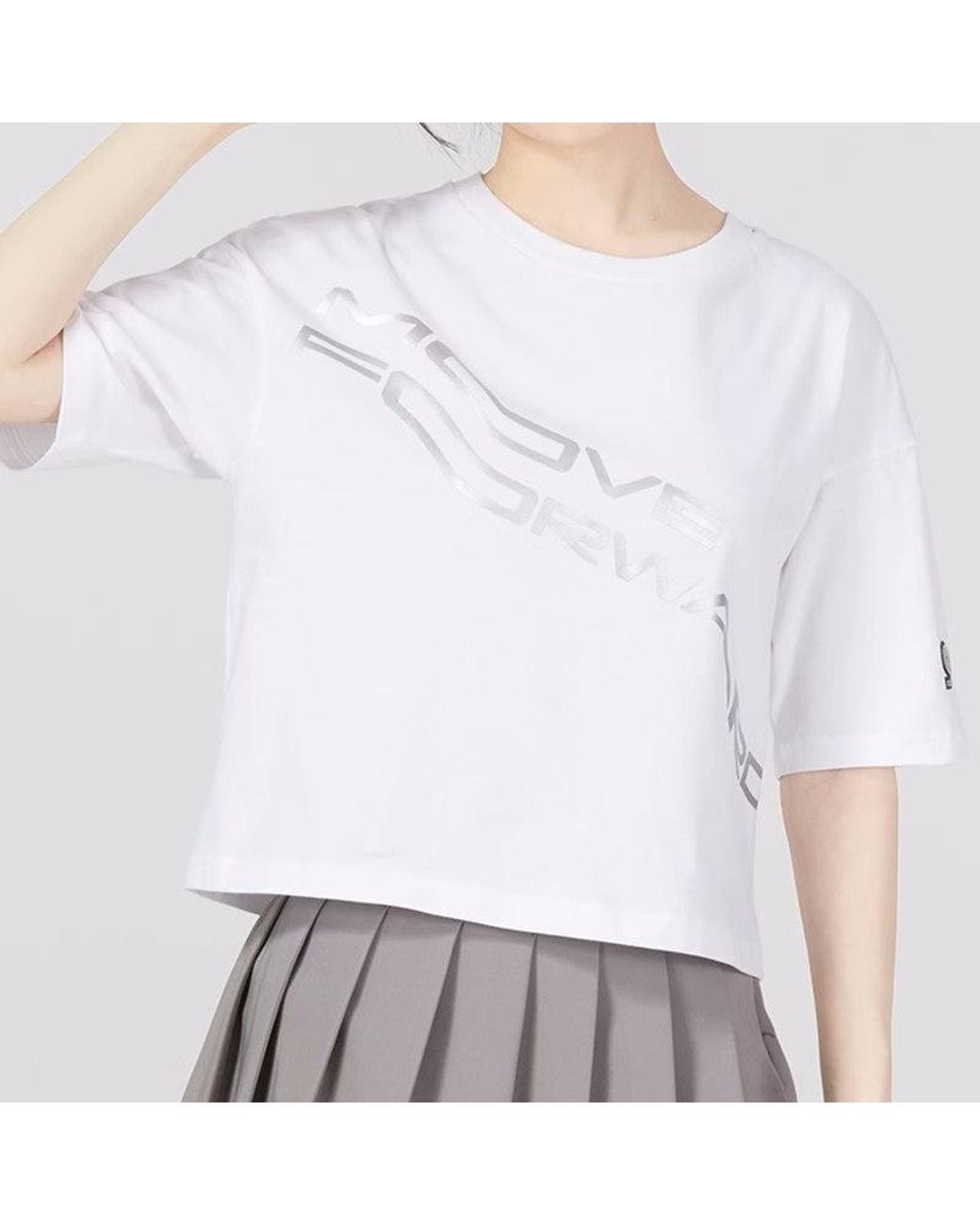 Adidas White (Wmns) Neo Logo T-Shirts