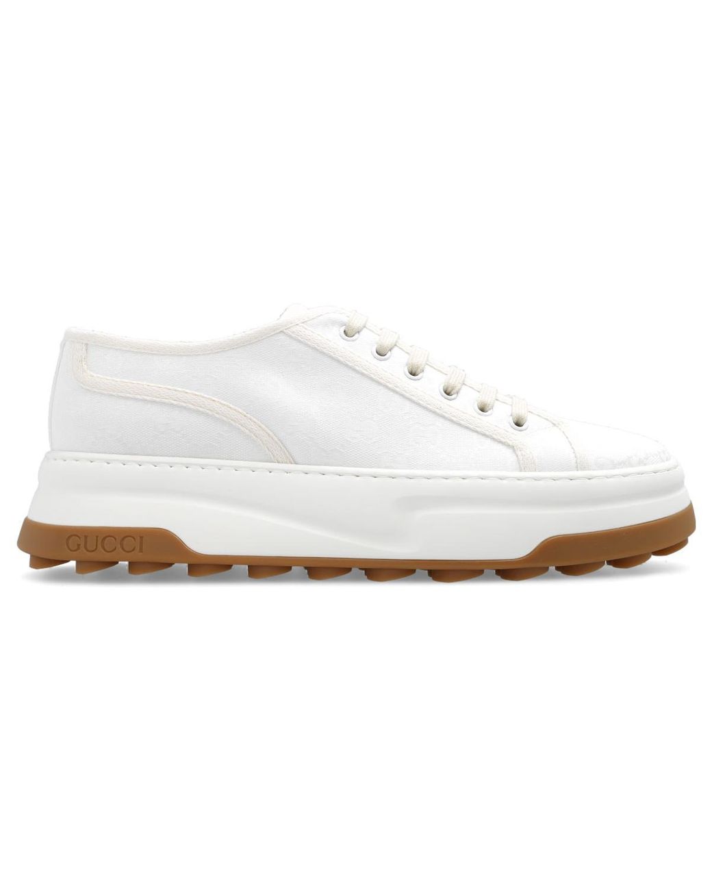 Gucci White Gg Sneakers for men