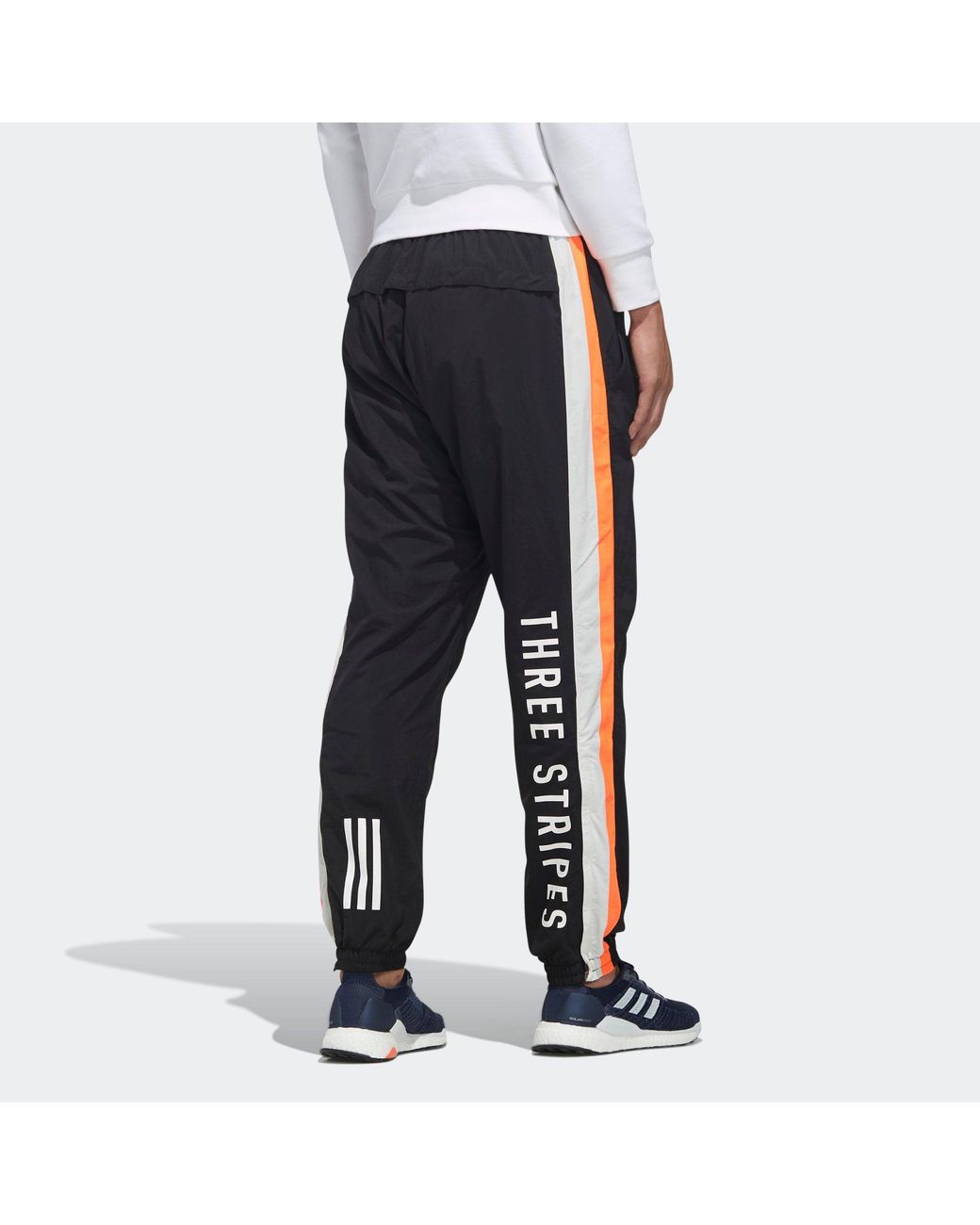 Adidas Black Mh Cb Pnt Woven Trousers for men