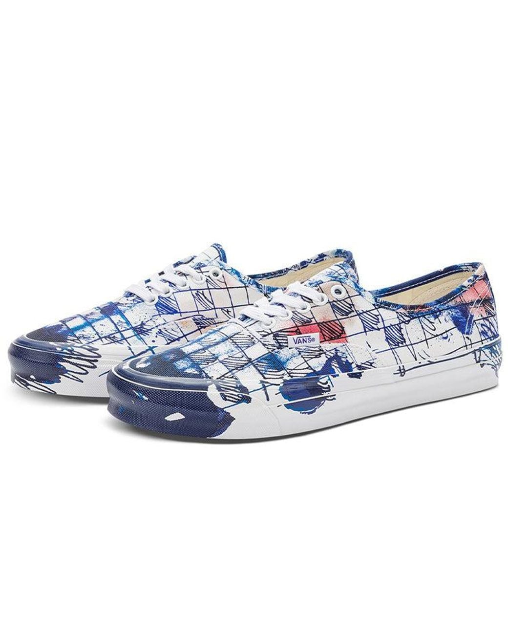 Vans Blue Connor Tingley X Og Authentic Lx 'Checkerboard for men