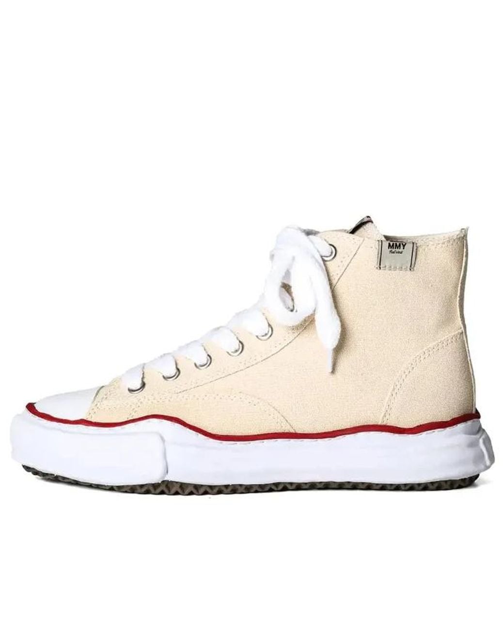 Maison Mihara Yasuhiro White Peterson Og Sole Hi 'Natural' for men