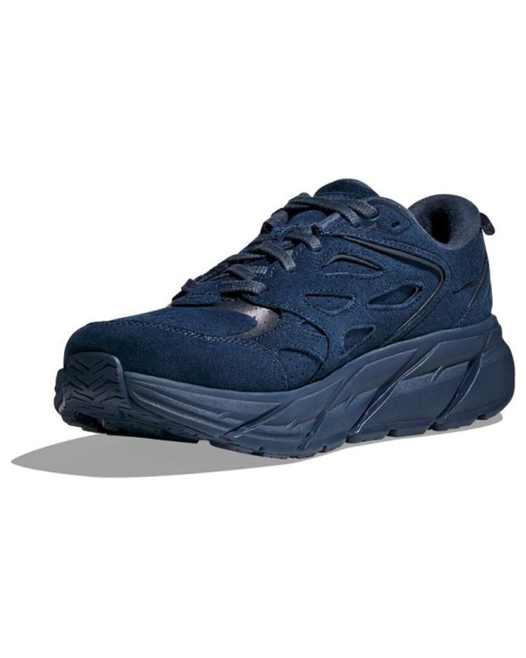 Hoka One One Blue Clifton L Suede 'Outer Space' for men