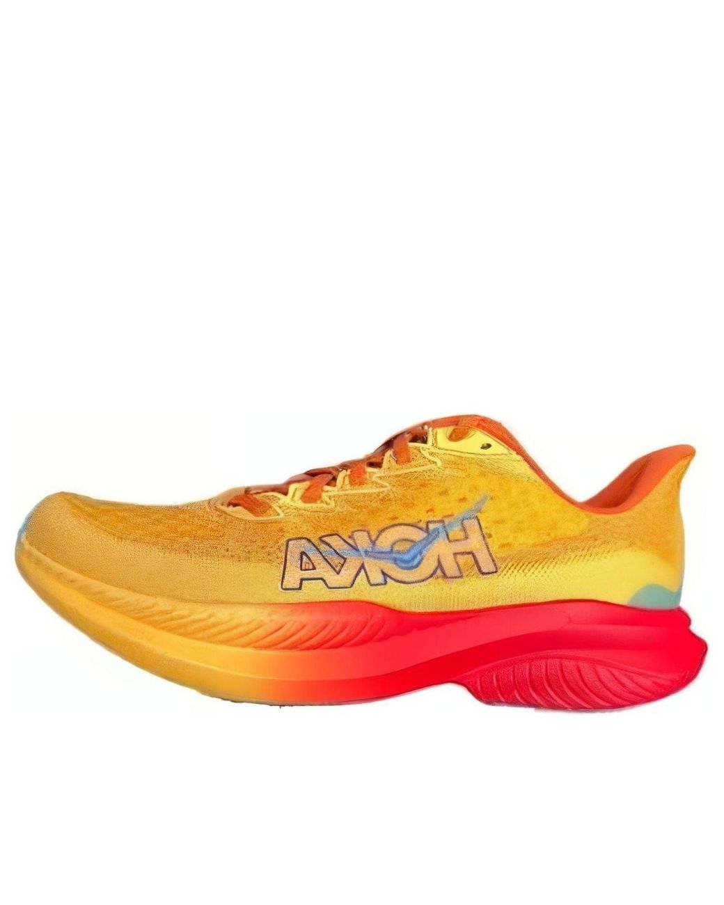 Hoka One One Yellow Mach 6 'Poppy Squash' for men