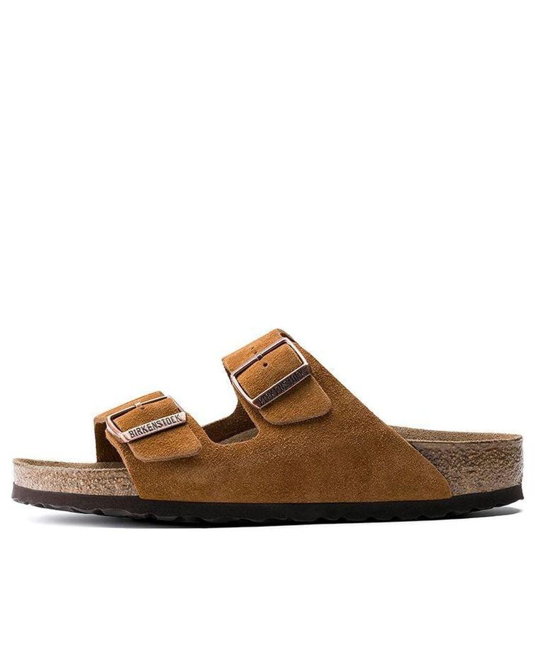 Birkenstock Brown Arizona Series Cowhide Suede Light Version Sandals for men