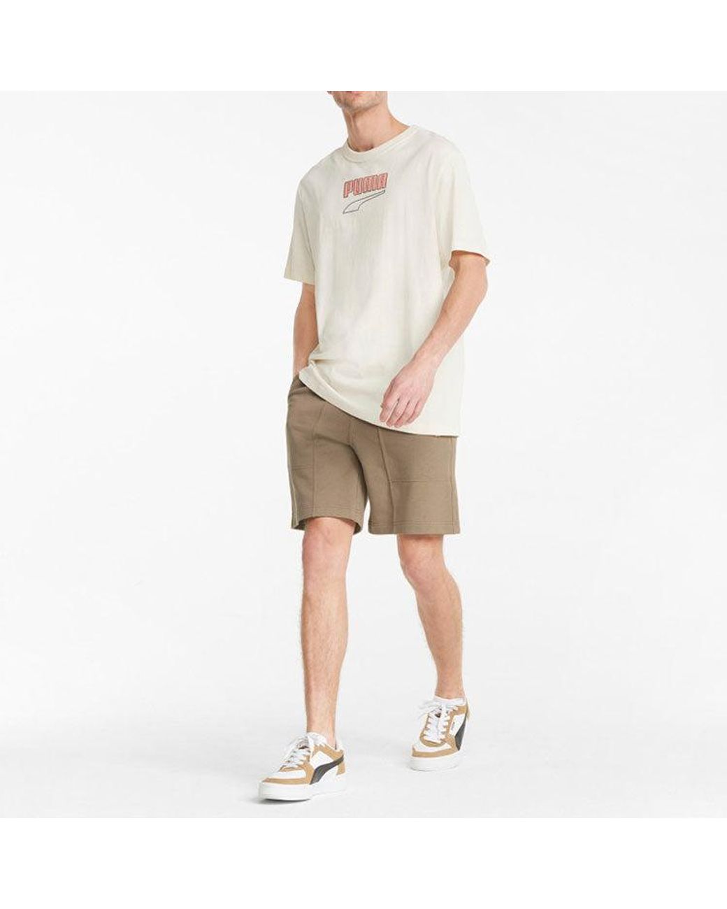PUMA Natural Small Logo Shorts for men