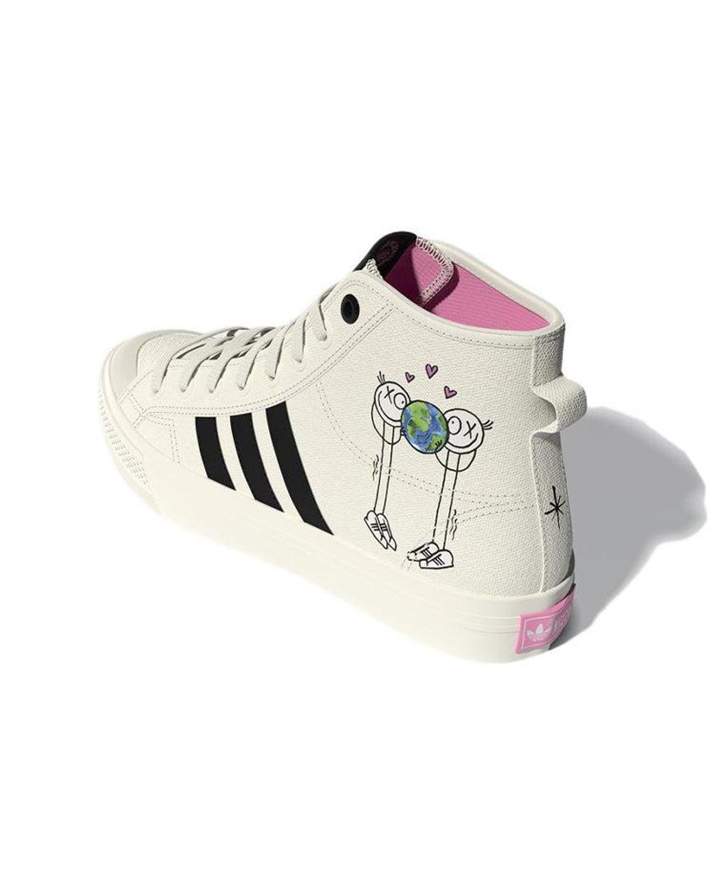 Adidas Metallic X Andr Saraiva Nizza Hi Rf 'The World Needs Love' for men