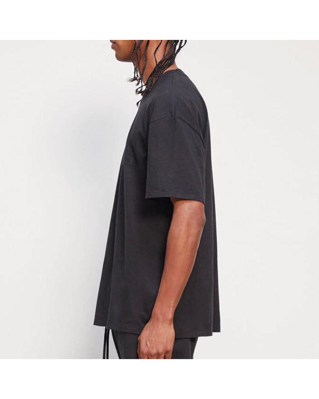 Fear Of God Black Ss20 Short Sleeve T-Shirt 0125250500190001 for men