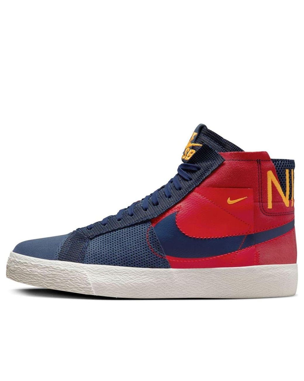 Nike Blue Sb Zoom Blazer Mid 'Deconstructed Barcelona' for men