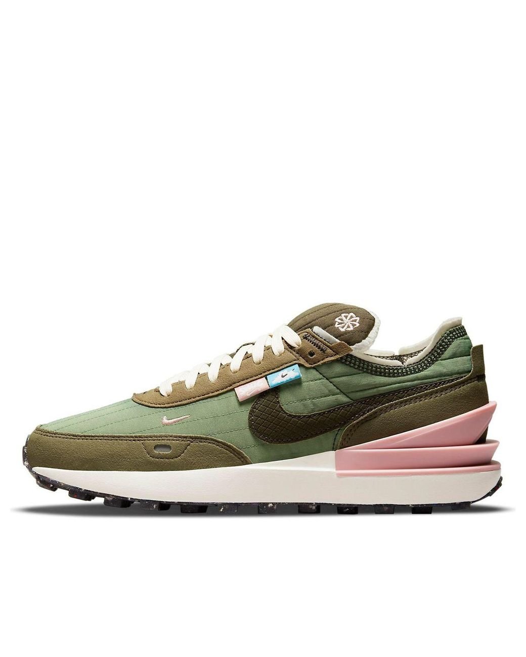 green waffle one nike
