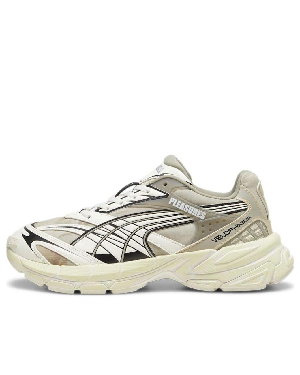 PUMA White Velophasis X Pleasures 'Overdyed' for men