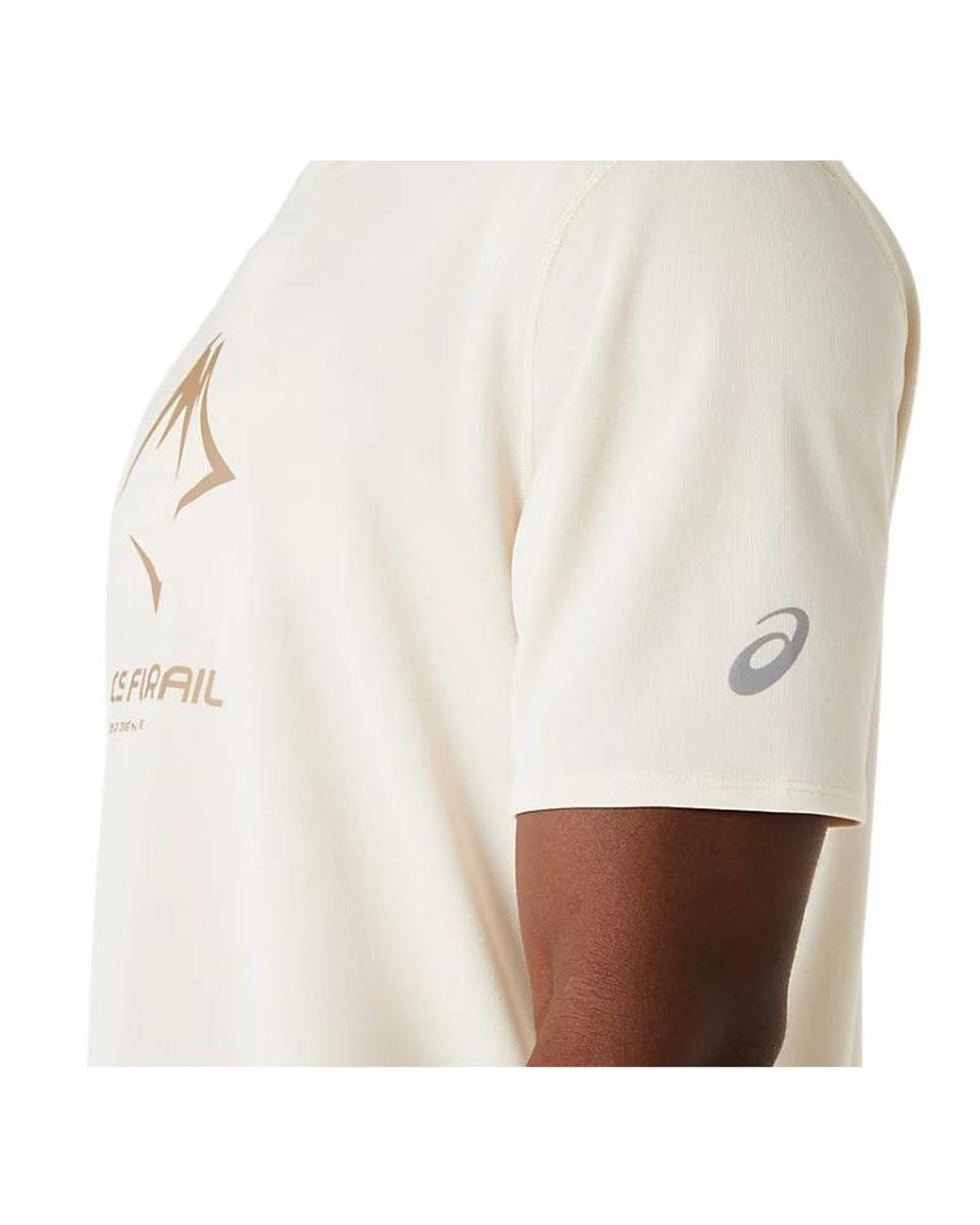 Asics Natural Fujitrail Running T-Shirt 'Oatmeal' for men