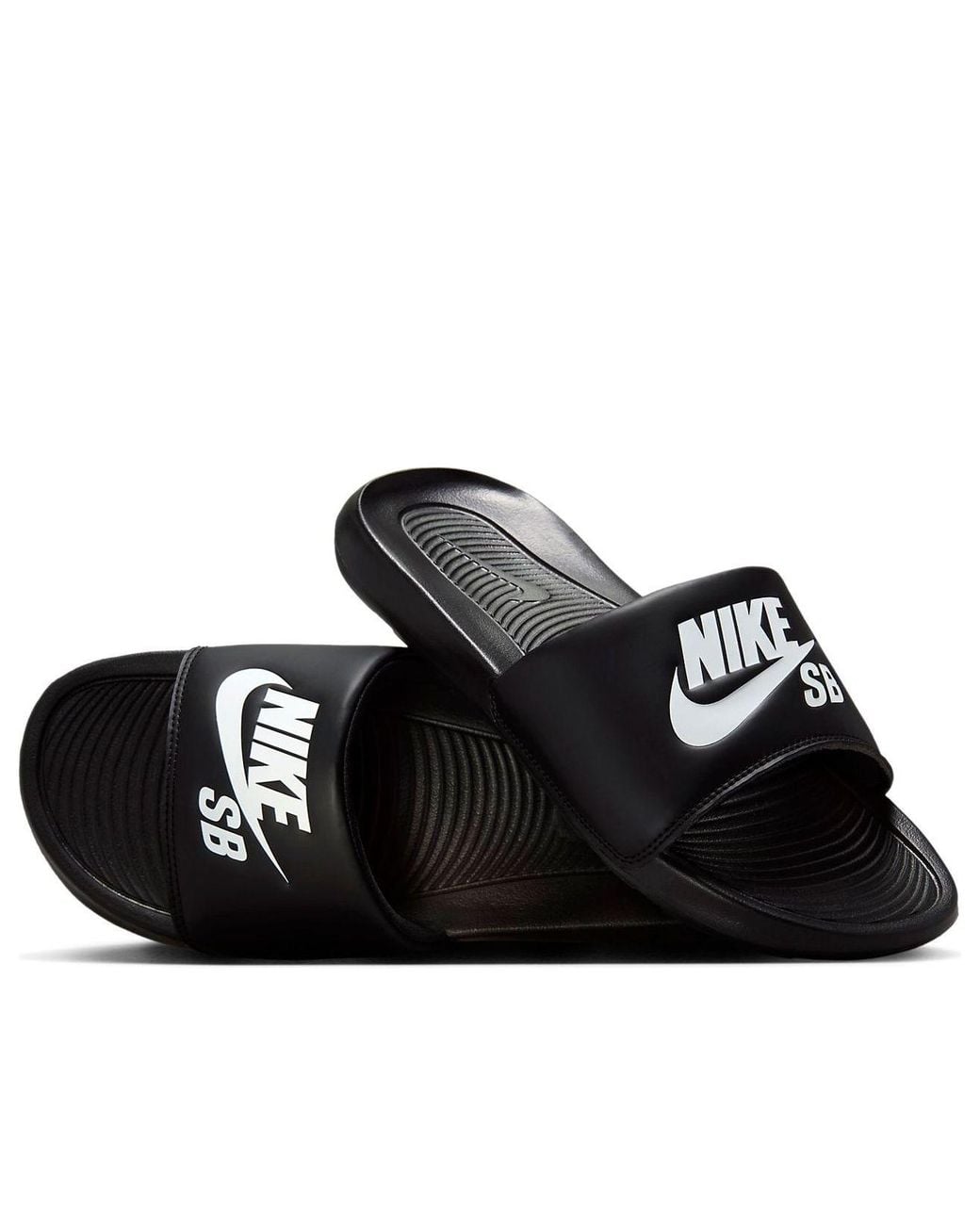 Nike Black Victori One Slide for men