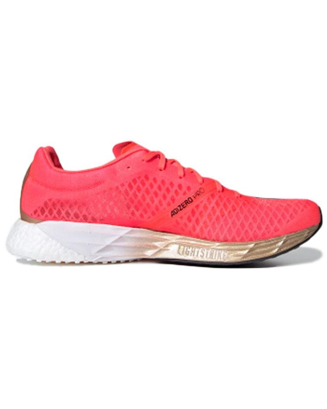 Adidas Pink Adizero Adios Pro 'Signal' for men