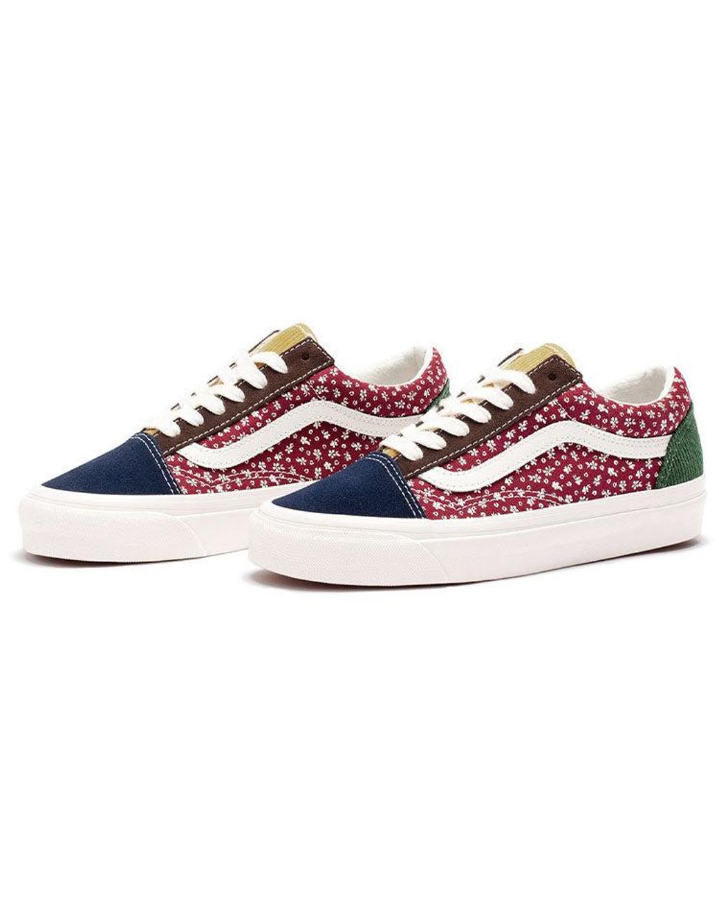 Vans Red Style 36 Lightweight Cozy Skateboarding Shoes for men