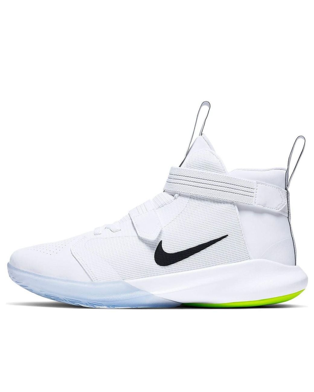 Nike White Precision 3 Flyease 4E Volt' for men