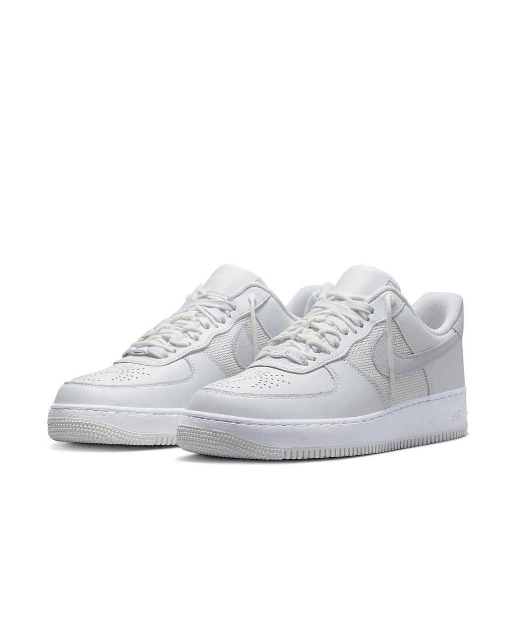 Nike White X Slam Jam Air Force 1 Low 'Triple' for men