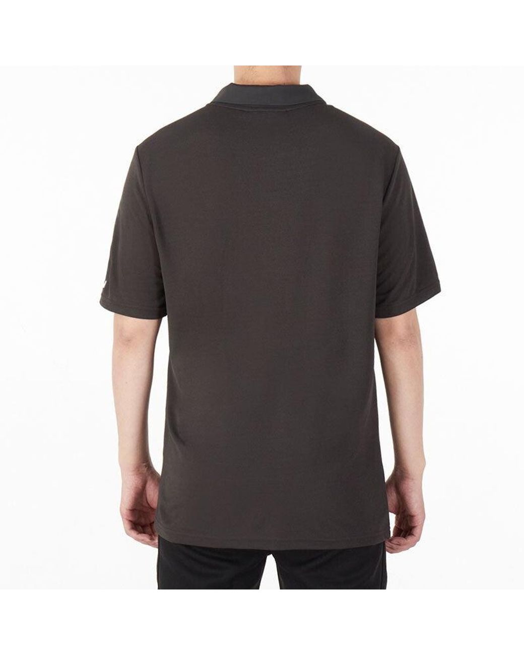 Under Armour Black Casual Sports Lapel Training Breathable Short Sleeve Polo Shirt for men