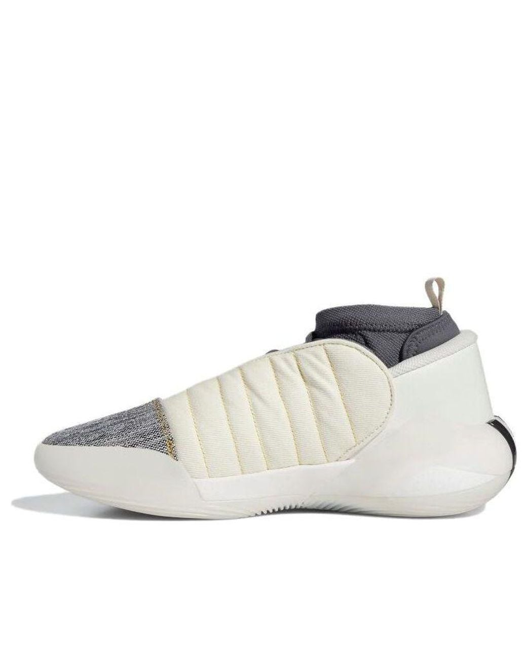 Adidas White Harden Vol.7 Shoes 'Cream Carbon' for men