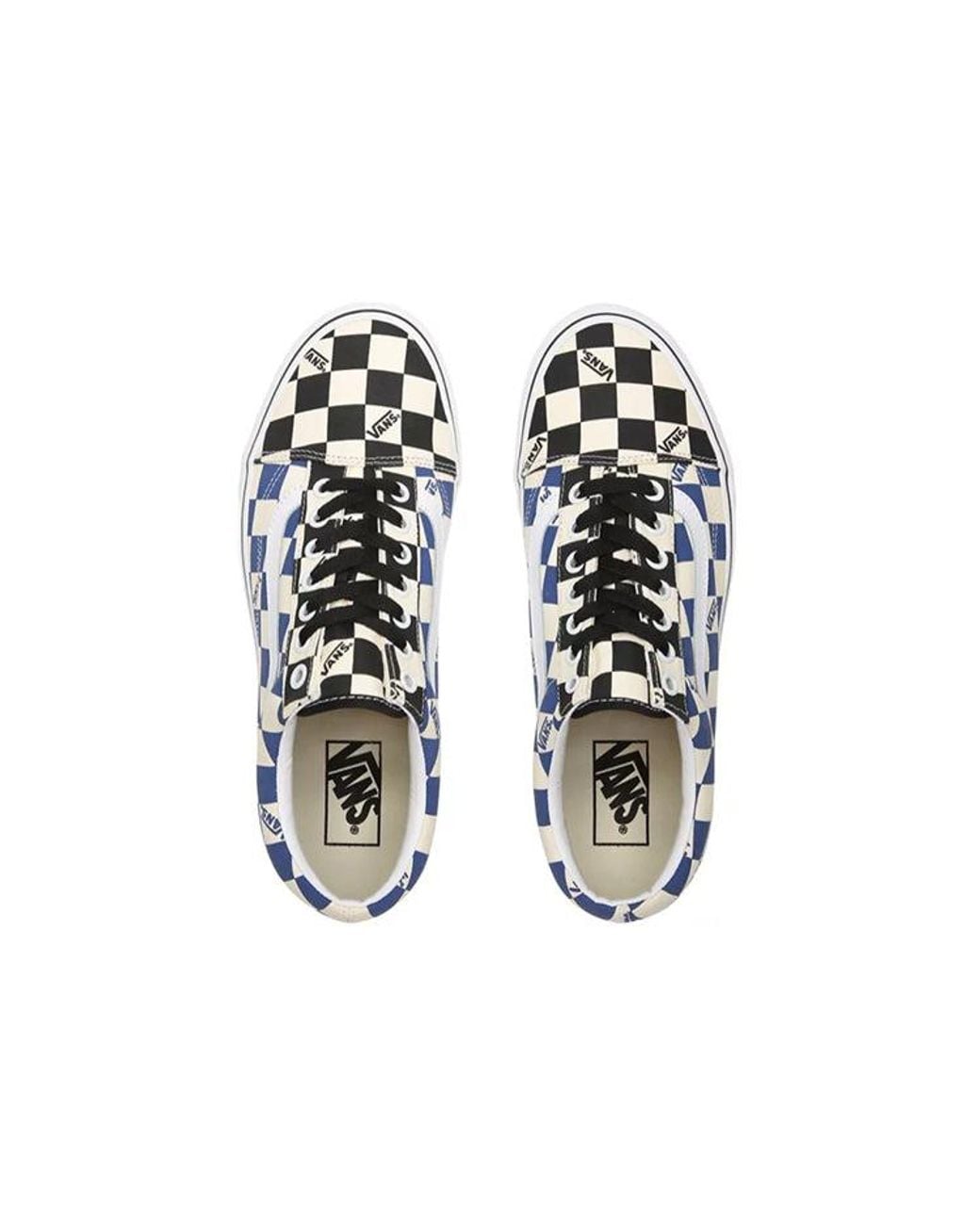 Vans Blue Old Skool 'Big Check' for men
