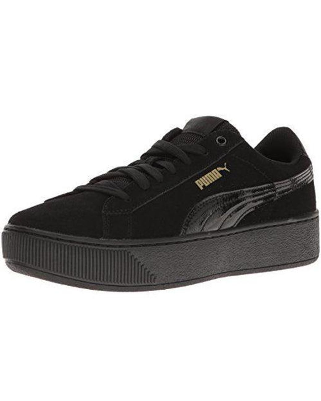 PUMA Black (Wmns) Suede S Vikky Platform
