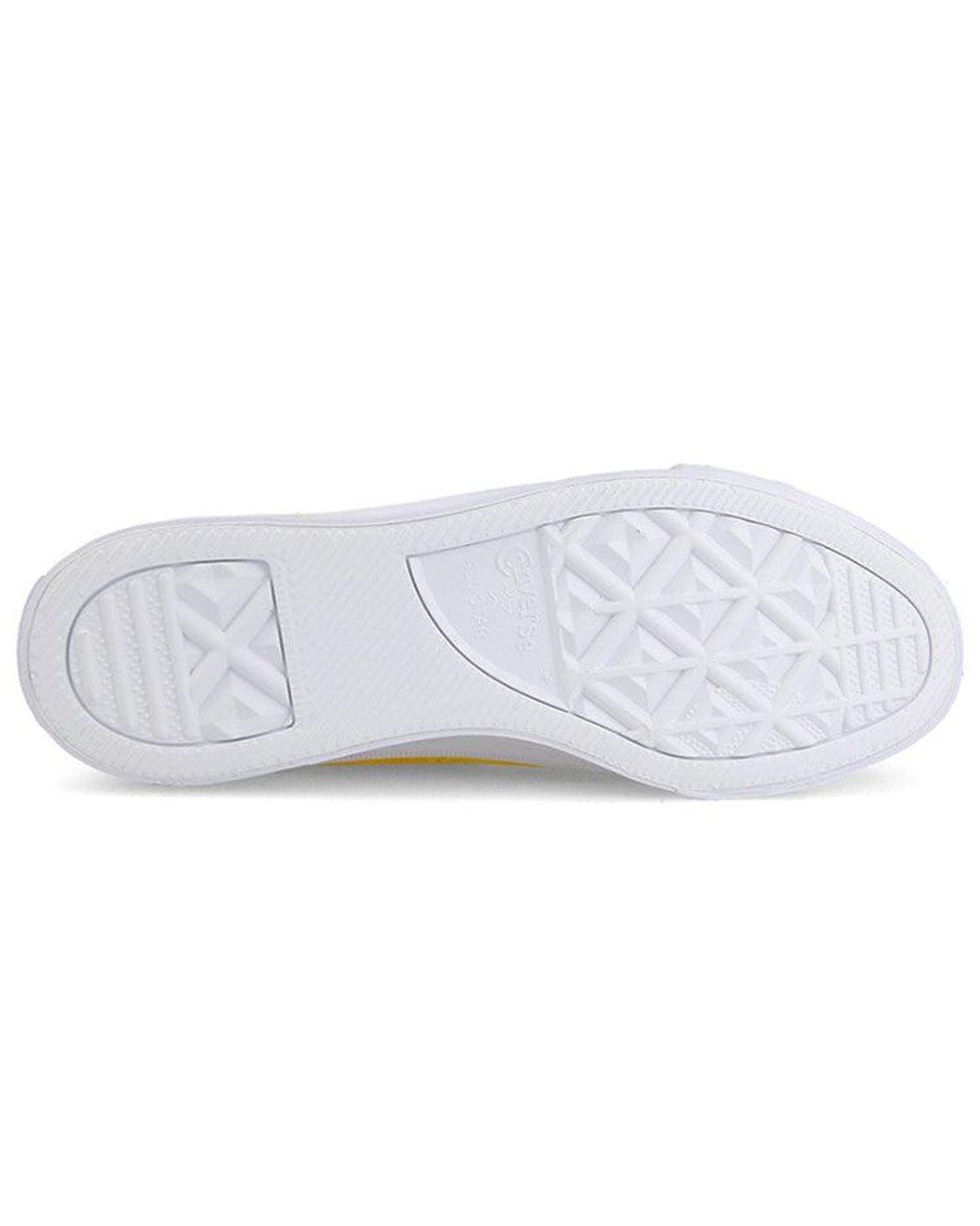 Converse Yellow (Wmns) Mademe X One Star Platform Suede Ox 'Vibrant'