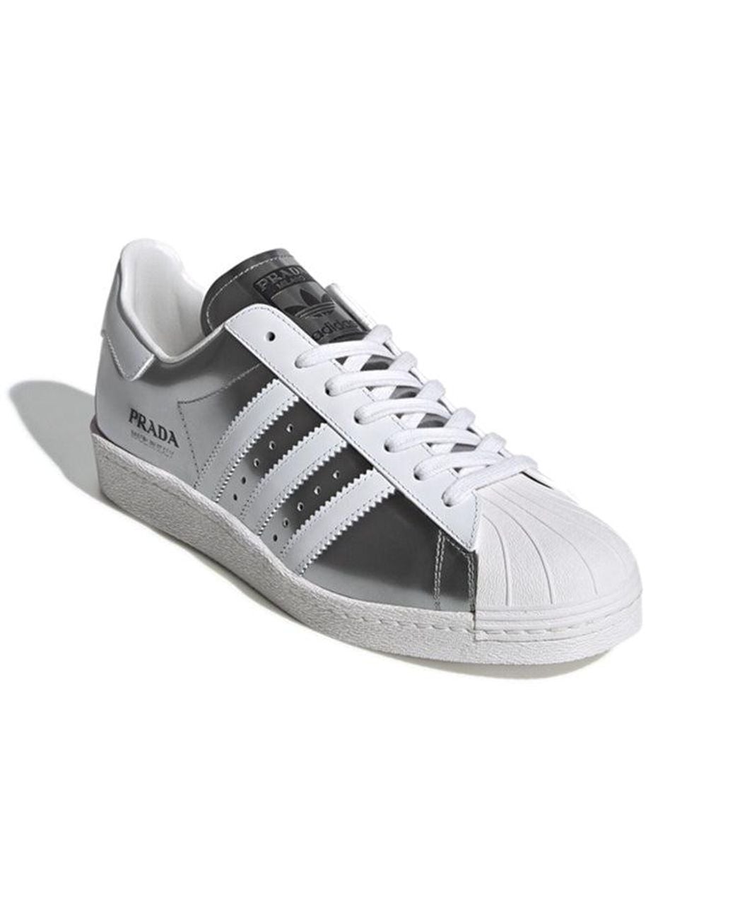 adidas Superstar X Prada Shoes in Grey for Men | Lyst UK