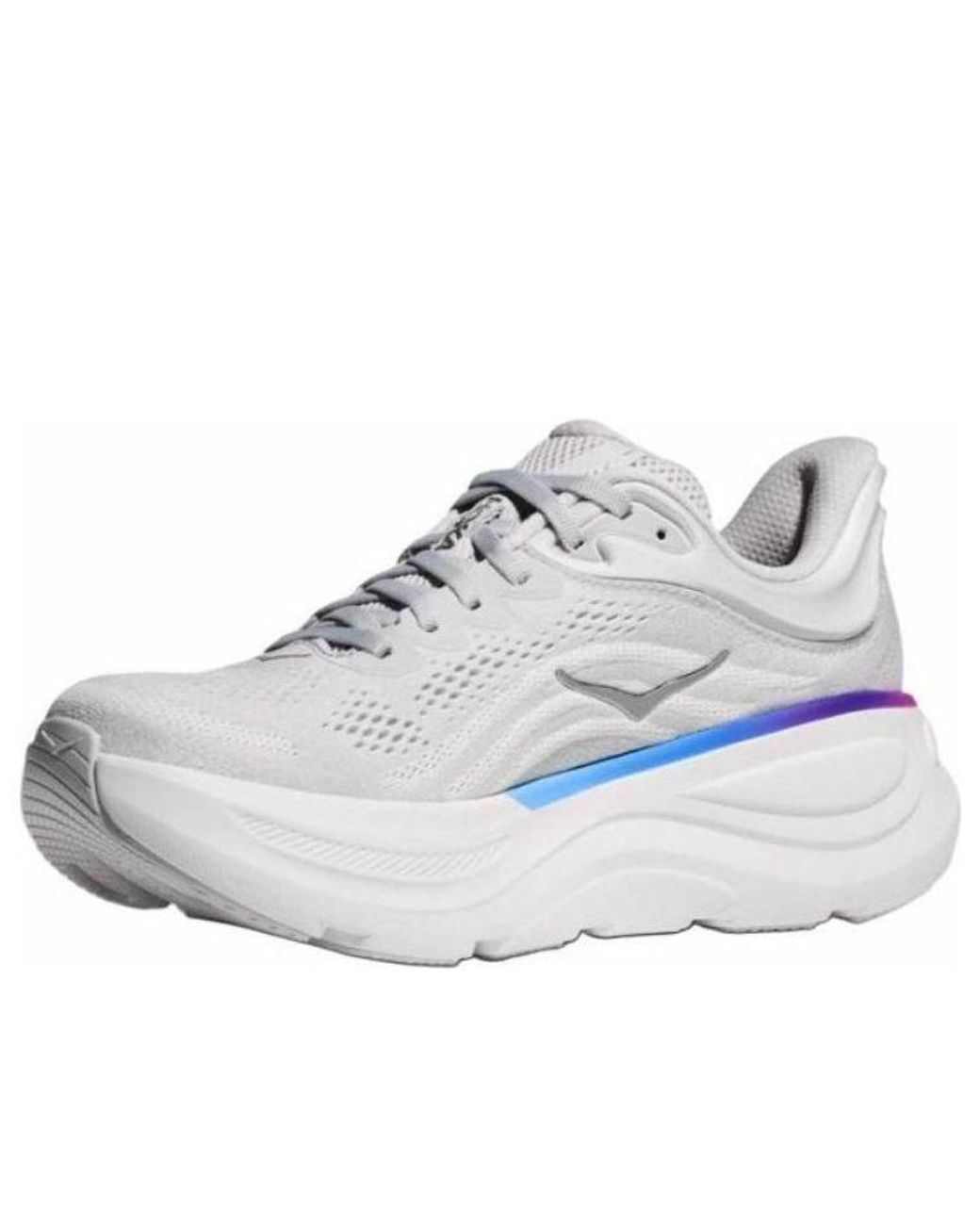 Hoka One One White Bondi 9 Wide 'Cosmic' for men