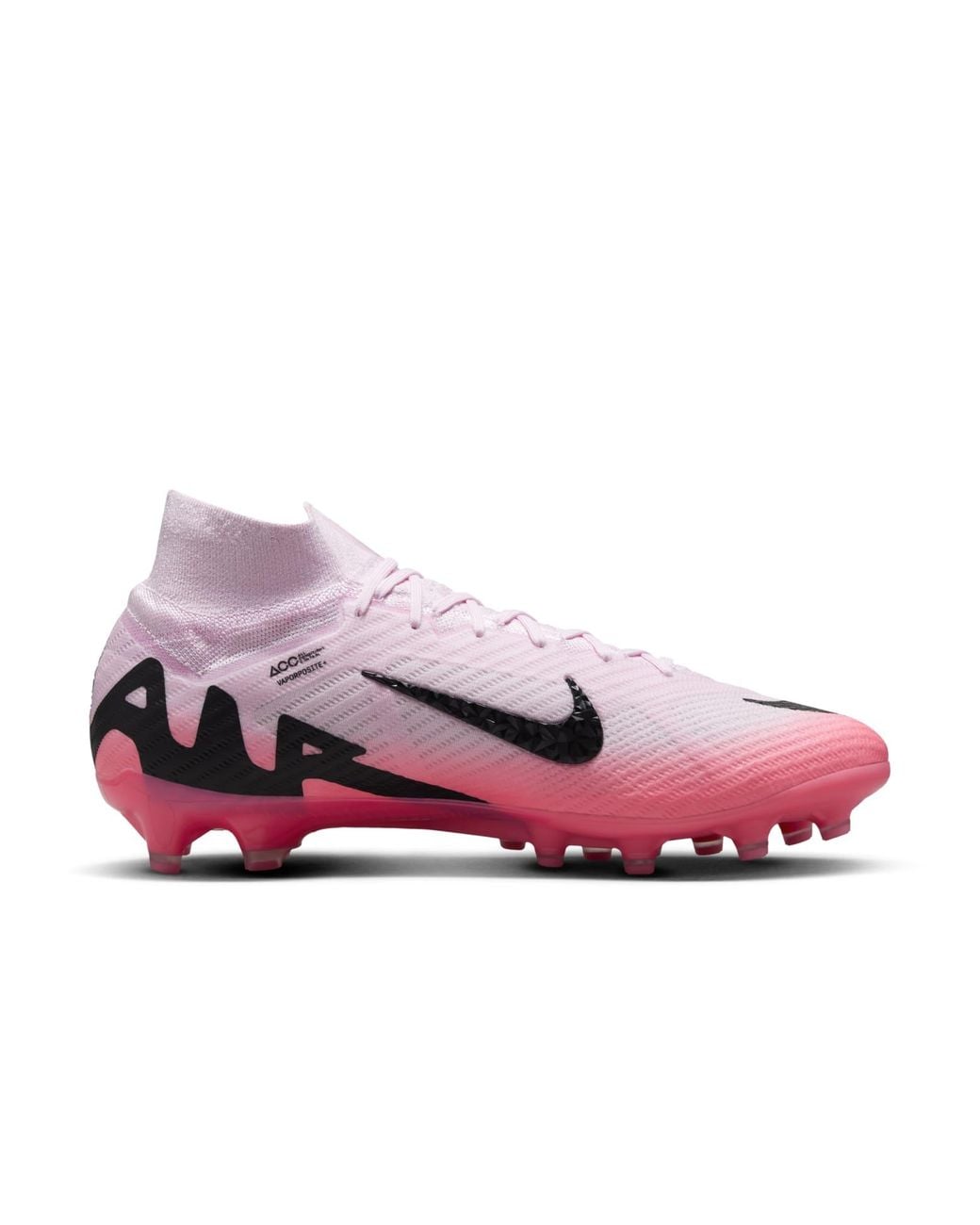 Nike Pink Zoom Mercurial Superfly 9 Elite Ag-Pro Foam' for men