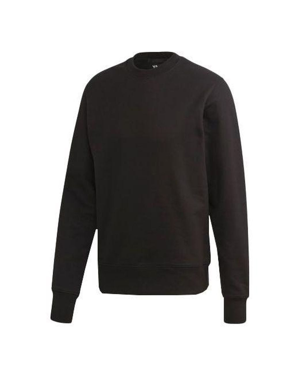 Adidas Black Y-3 Ss21 Logo Printing Round Neck for men