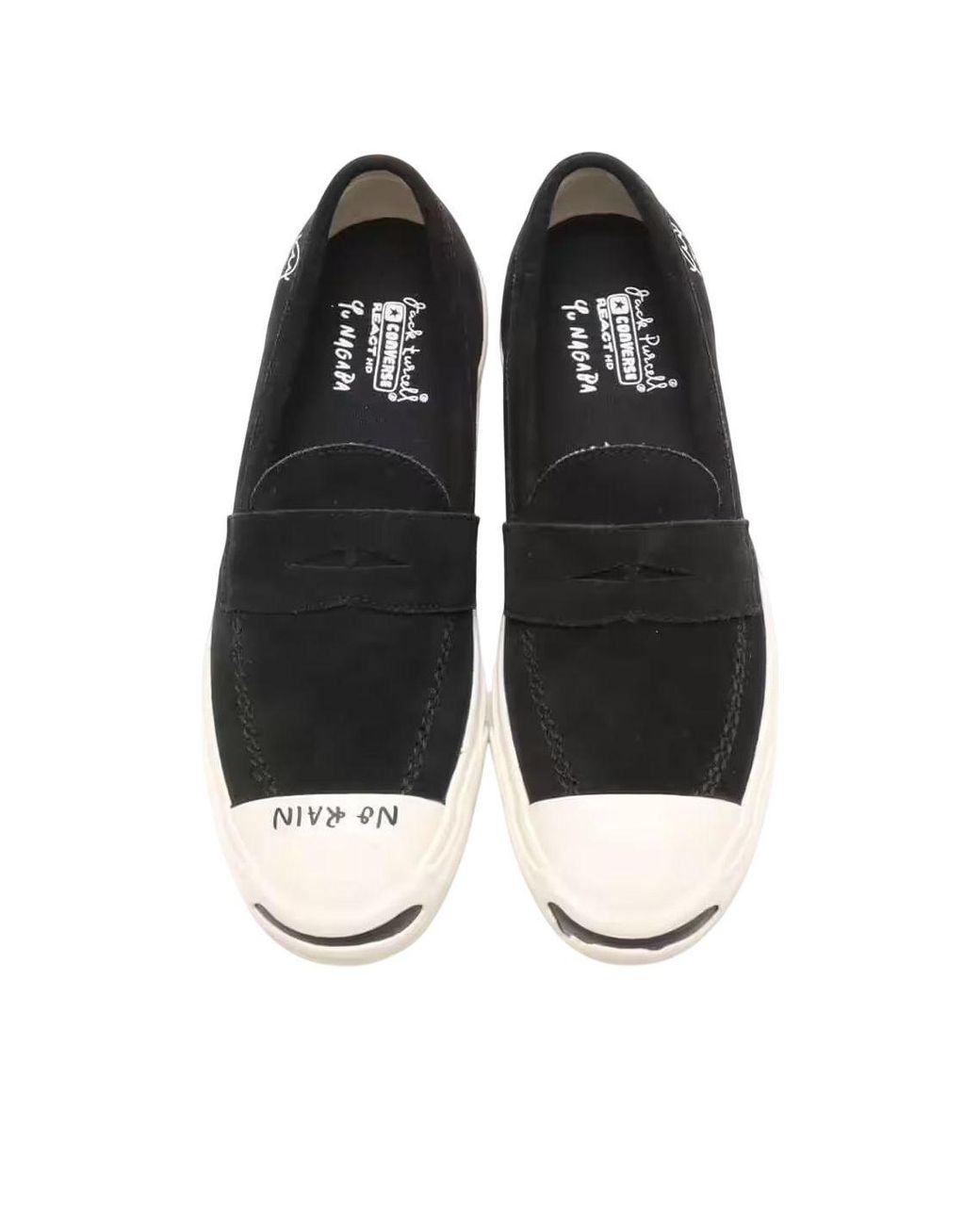 converse JACK PURCELL LOAFER × YU NAGABA Converse X Yu Nagaba Jack Purcell Loafer in Black for Men | Lyst