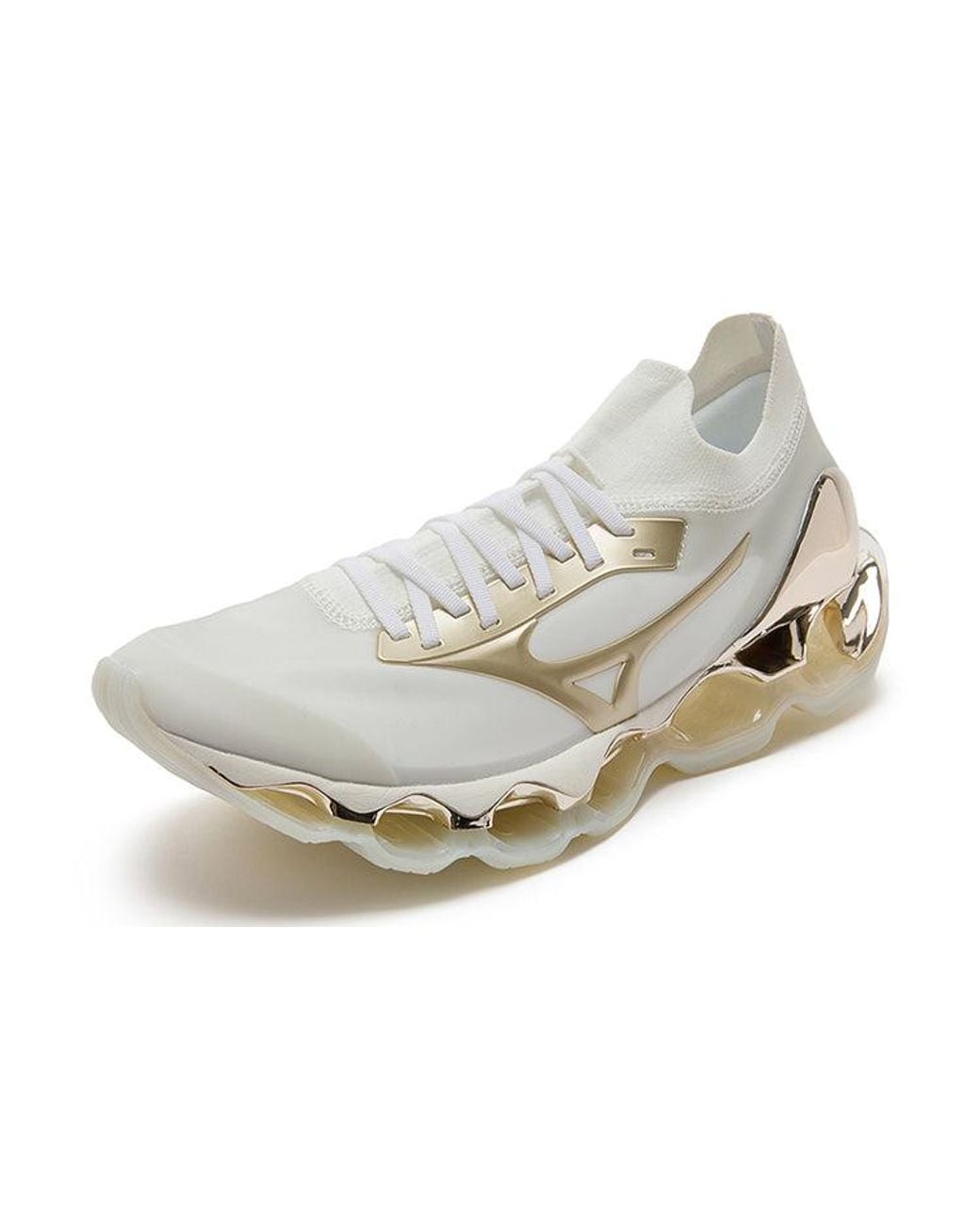 Mizuno White X Sorayama Wave Prophecy for men
