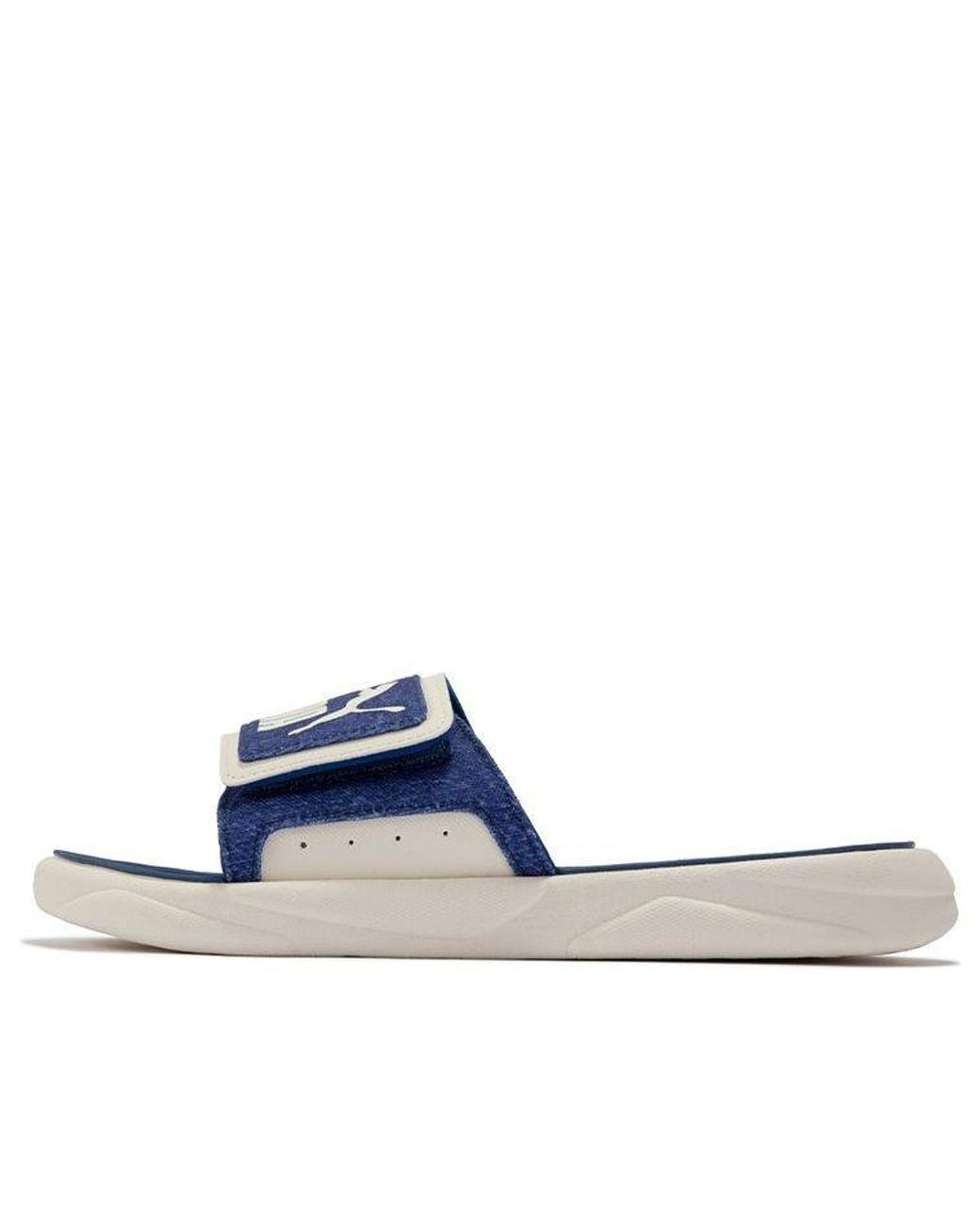 PUMA Blue Royalcat Comfort Slides 'Denim' for men