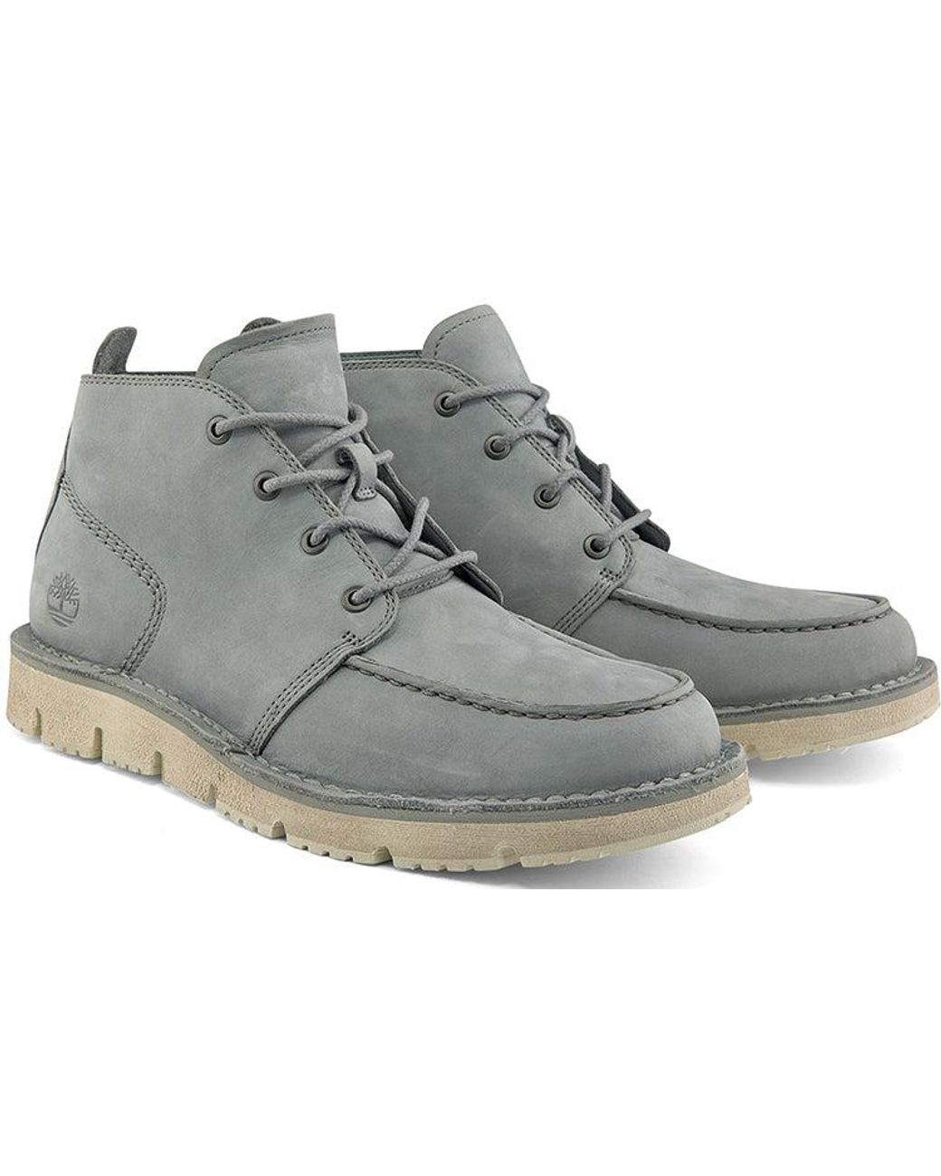 Timberland Gray Westmore Moc Toe Chukka Boots for men