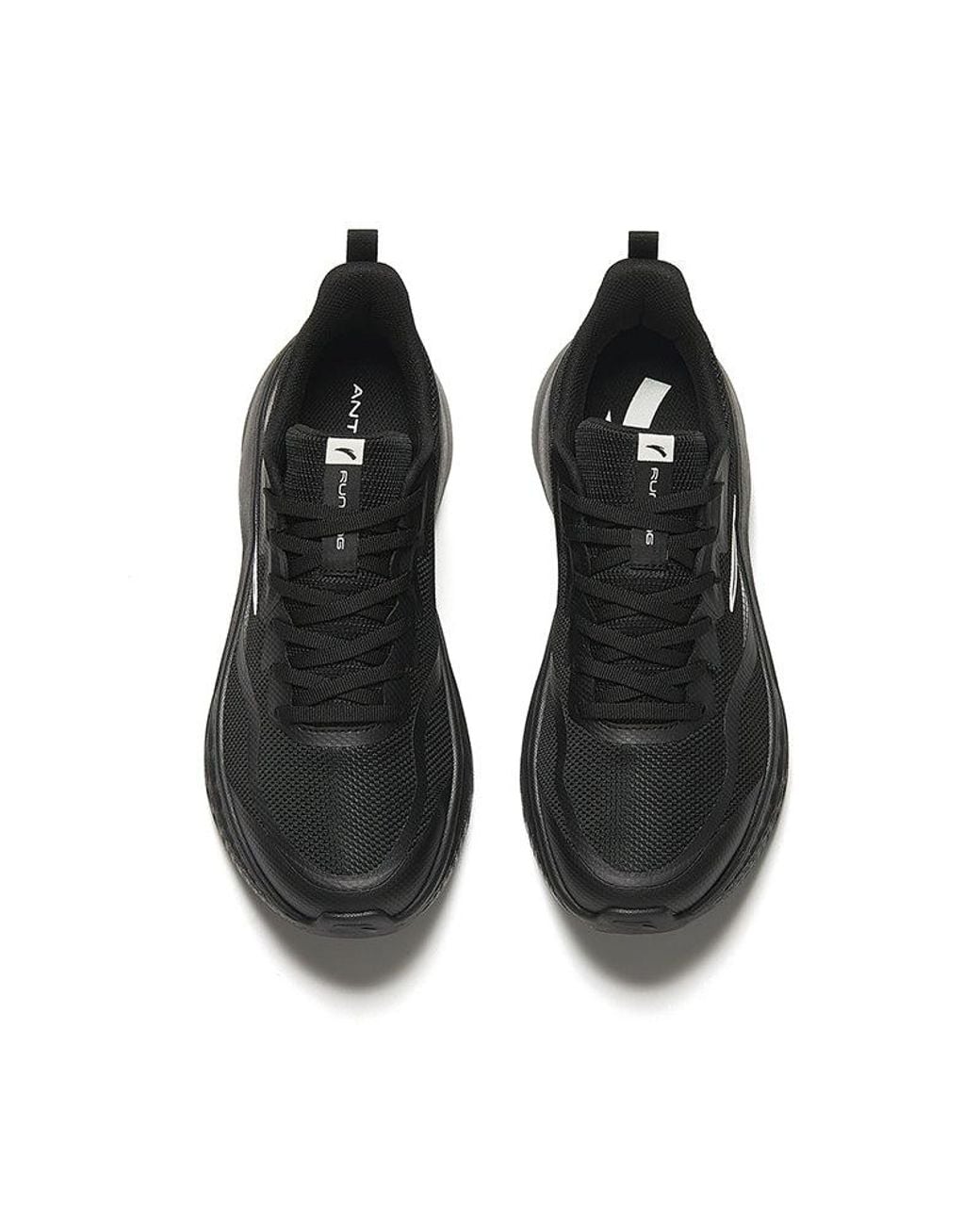 Anta Black Running Shoes With Logo' for men