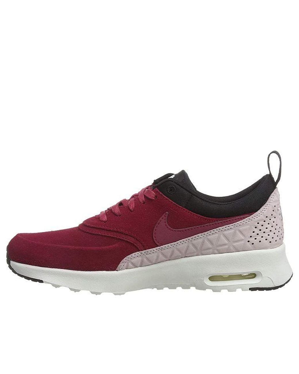Nike Red (Wmns) Air Max Thea Prm Lth 'Noble'