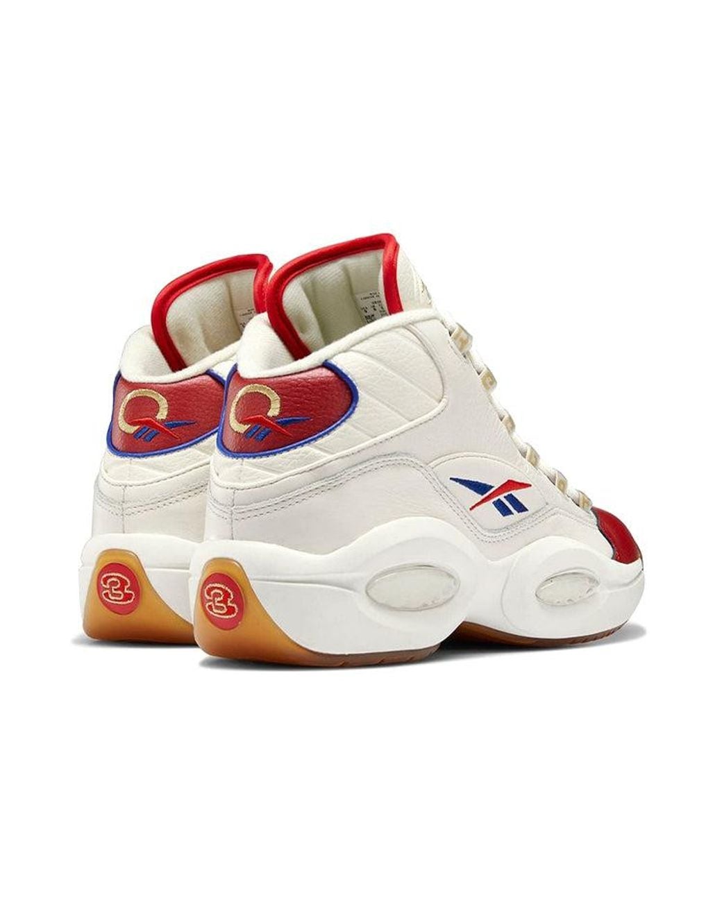 Reebok Question Mid Draft Night Red/white for men