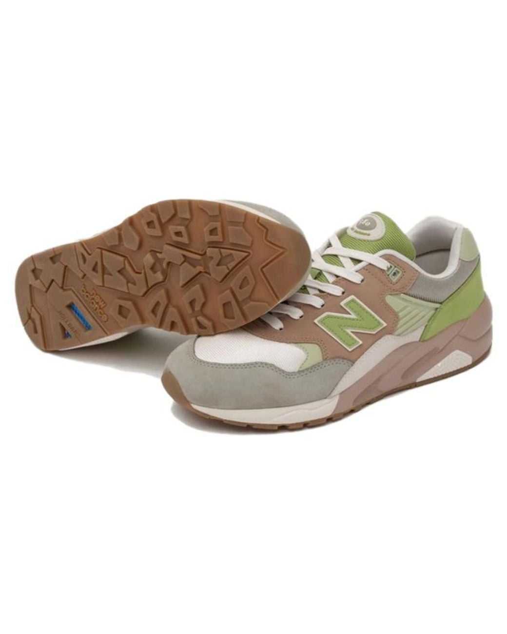 New Balance White 580 'Size? Exclusive Cream' for men