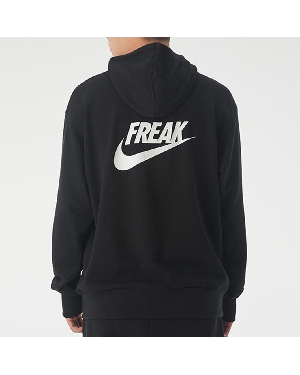 Nike Black Giannis Solid Color Pullover Hoodie for men