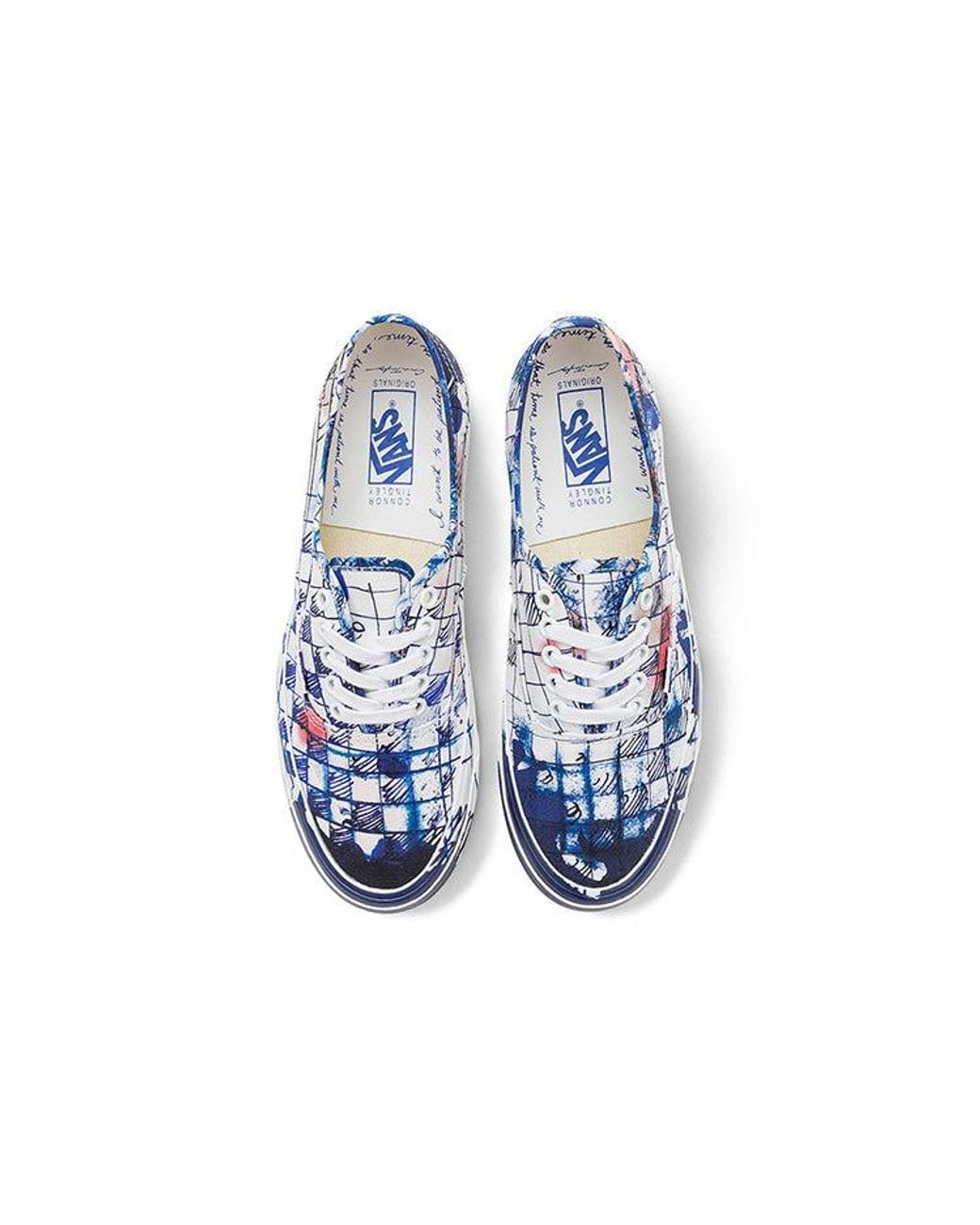 Vans Blue Connor Tingley X Og Authentic Lx 'Checkerboard for men