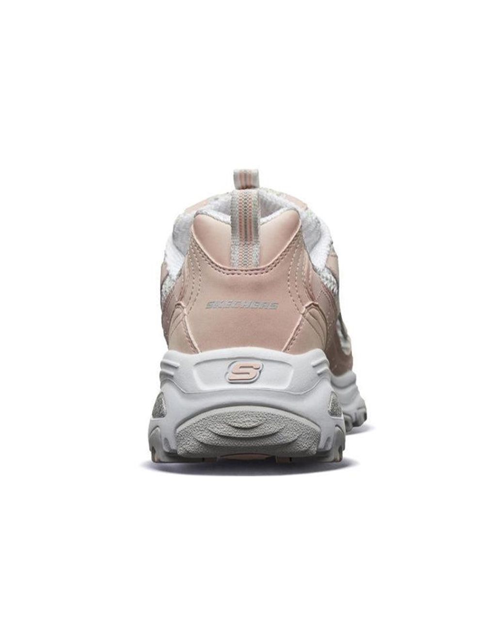 Skechers White (Wmns) D'Lites 1.0 Light