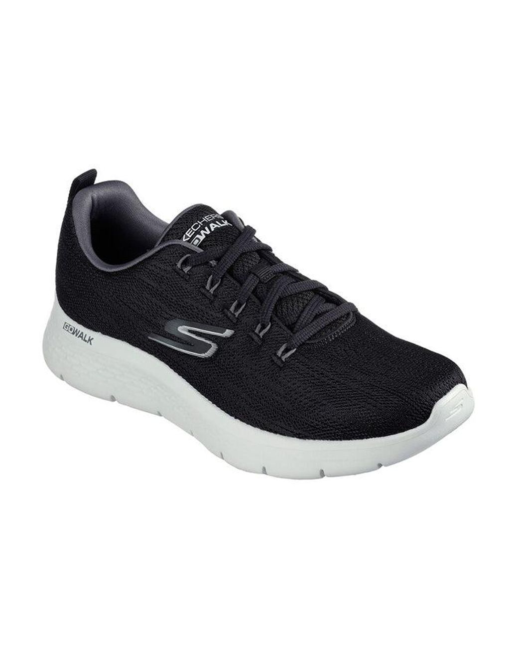 Skechers Black Go Walk Flex Lace Up for men