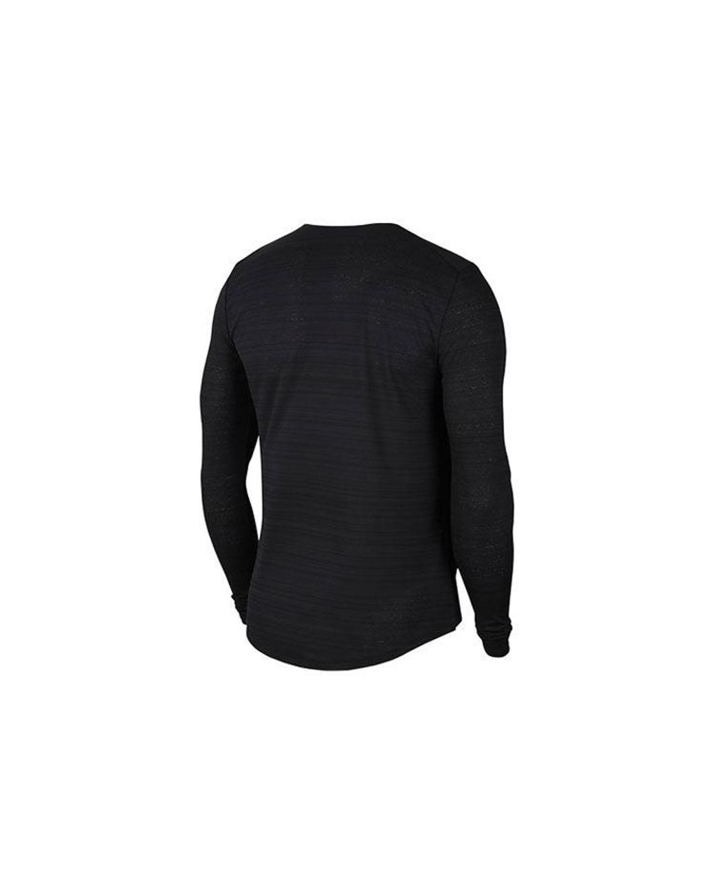 Nike Black As Nk Df Miler Top Ls for men