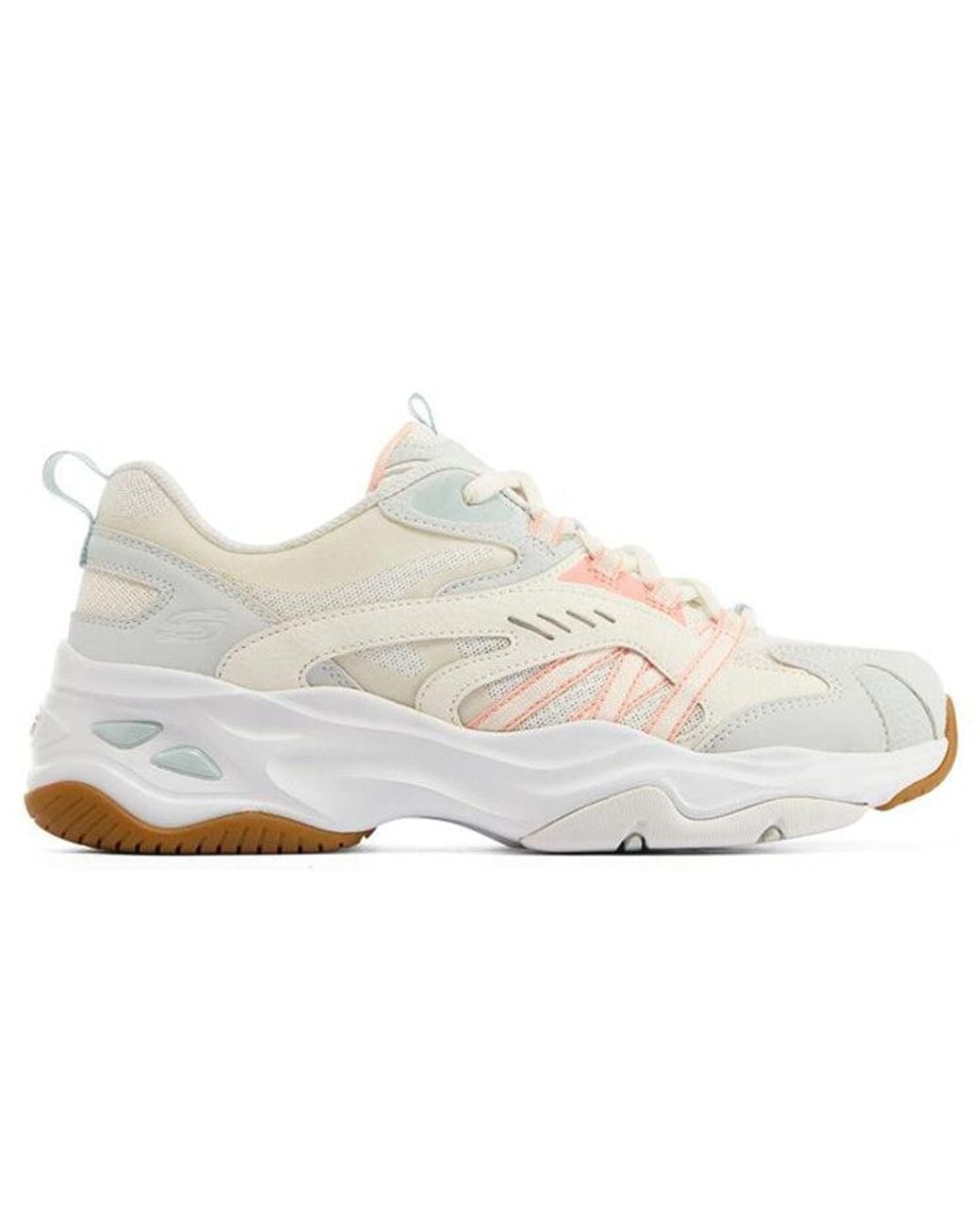 Skechers White (Wmns) D'Lites 4.0 'Cream'