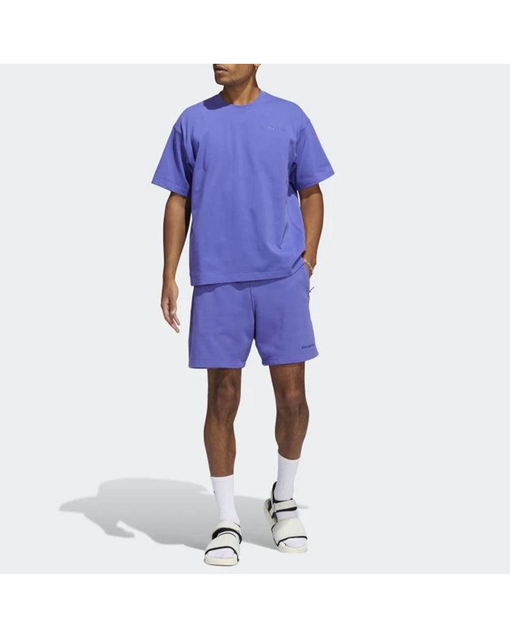 Adidas Blue X Pharrell Basic Sports T-Shirt