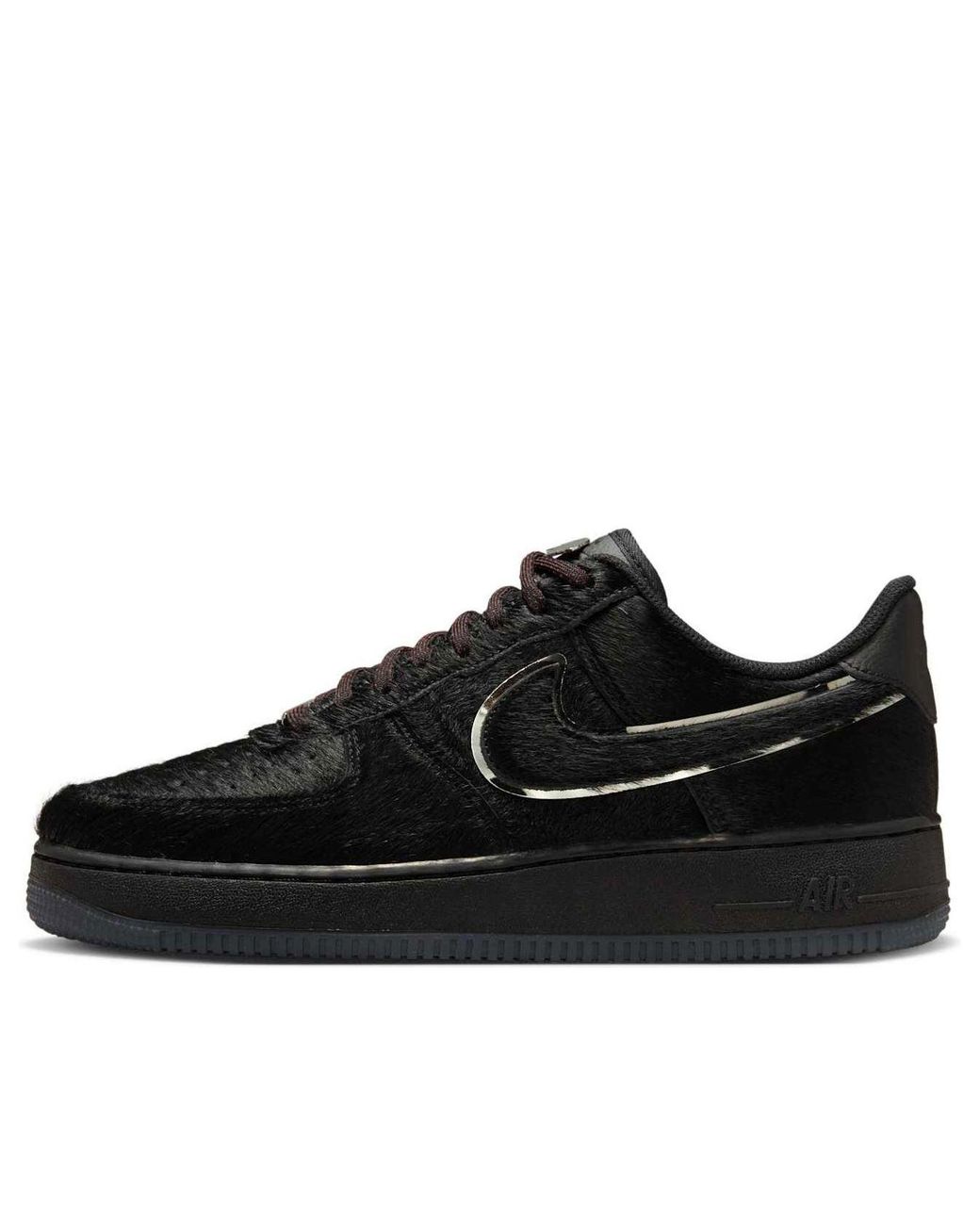 Nike Black Air Force 1 Low 'Virginia Union University Yardrunners Panthers' for men