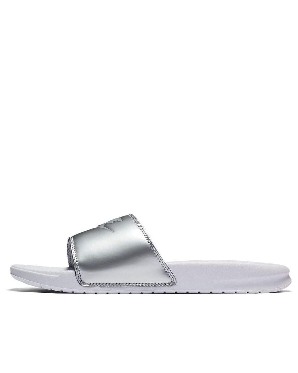 Nike White (Wmns) Benassi Jdi Slide Wolf'