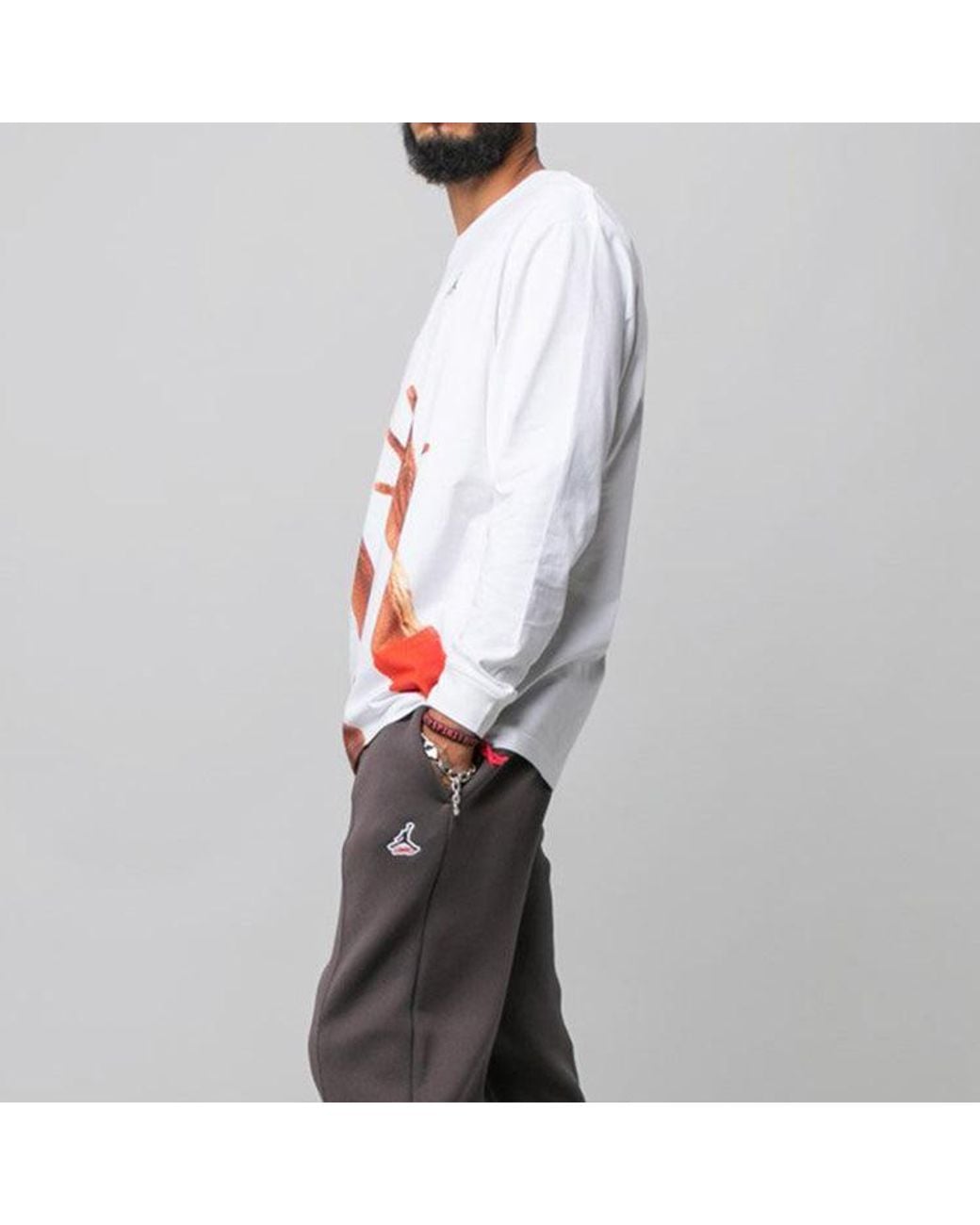 Nike White X Union La The J Long-Sleeve T-Shirt for men
