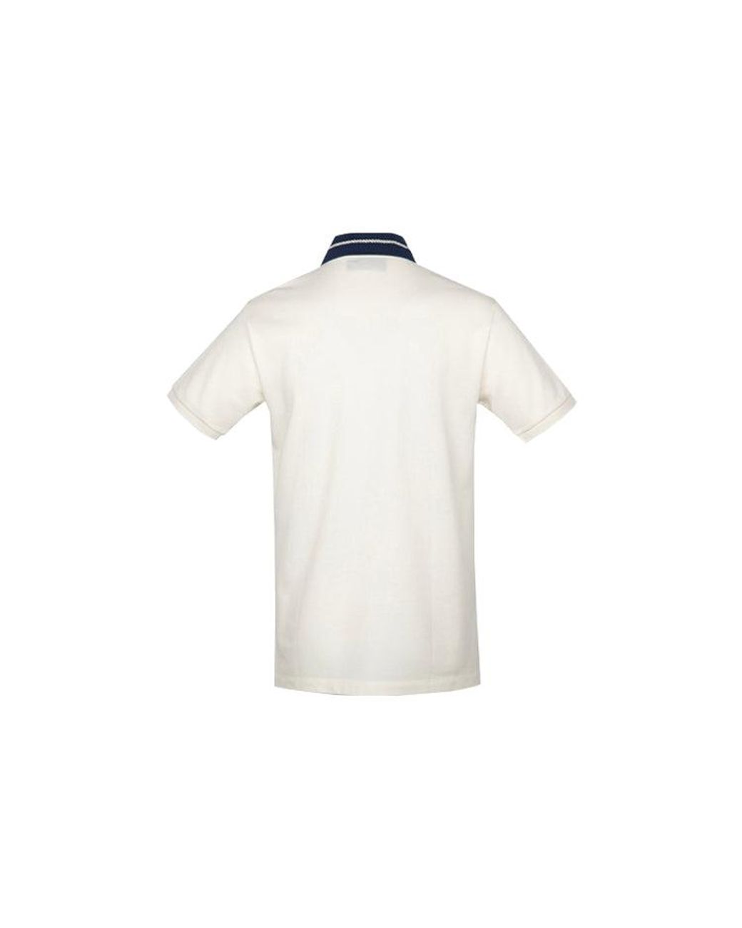Gucci White Interlock G Short Sleeve Polo for men
